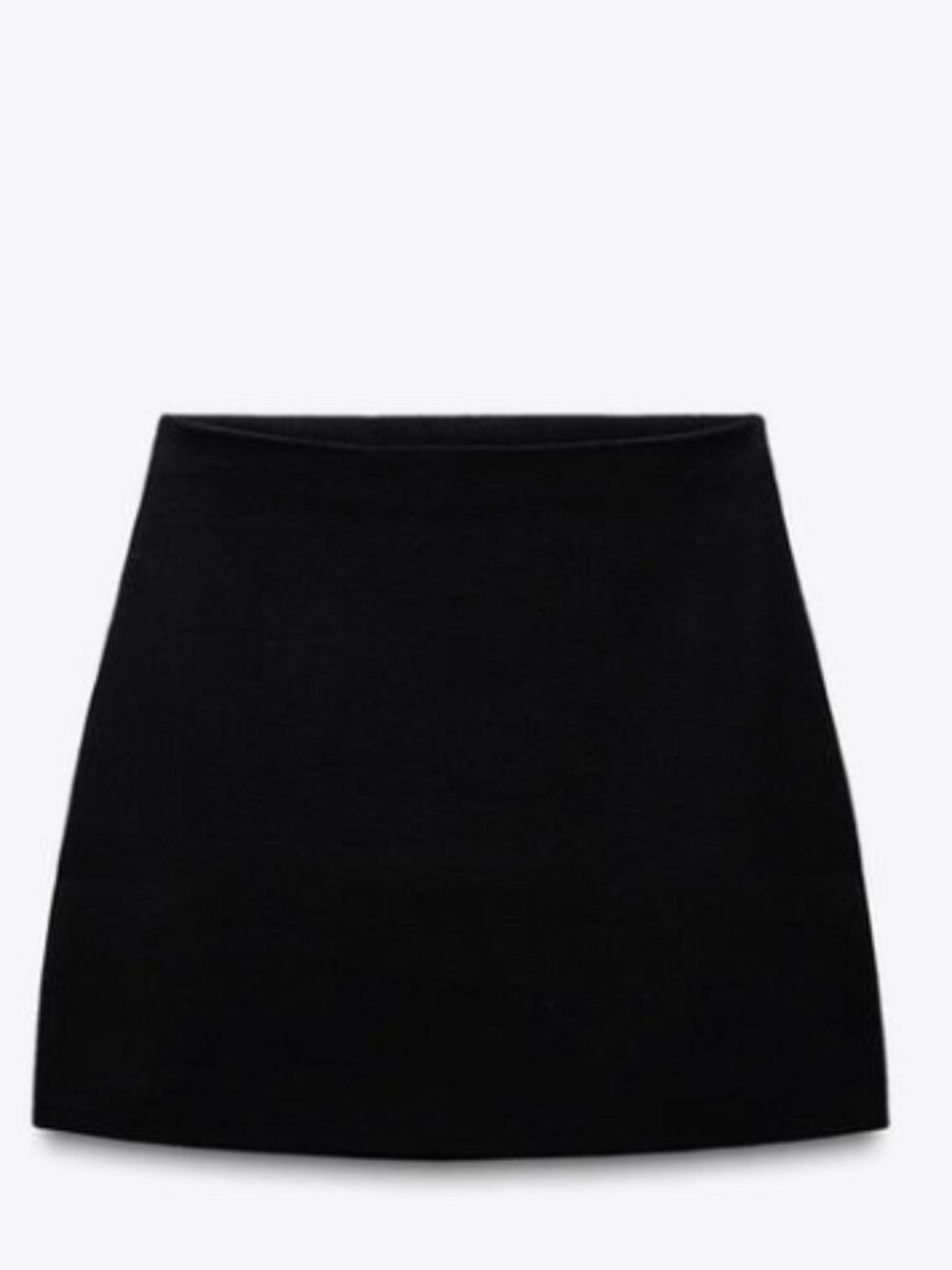 Zara Basic Knit Mini Skirt, Size L